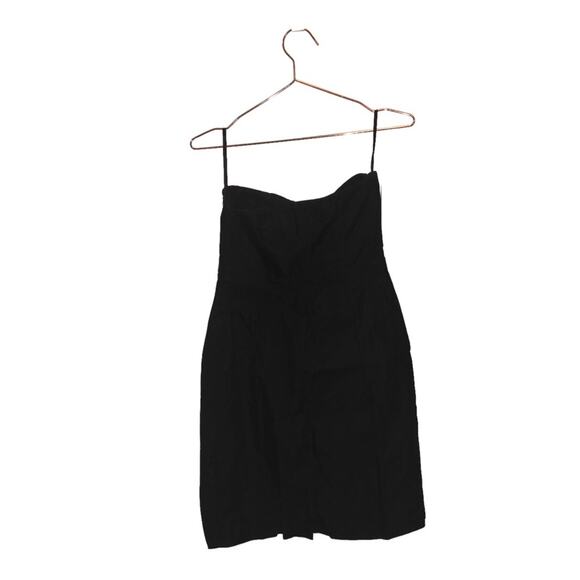 Ann Taylor loft  Black Strapless lined Dress size 0 - Picture 2 of 7